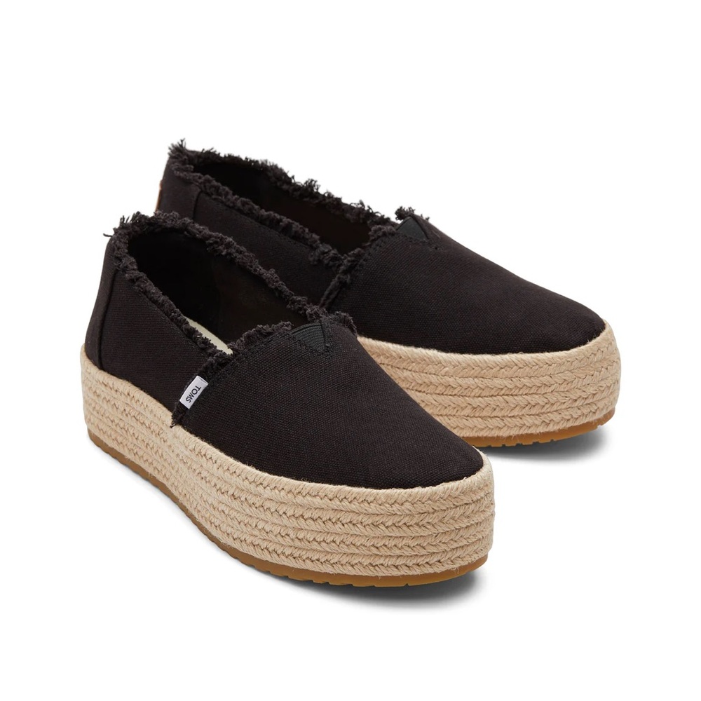 Black and Tan Espadrille Platform Shoes— BRAND NEW WITH TAGS size 7